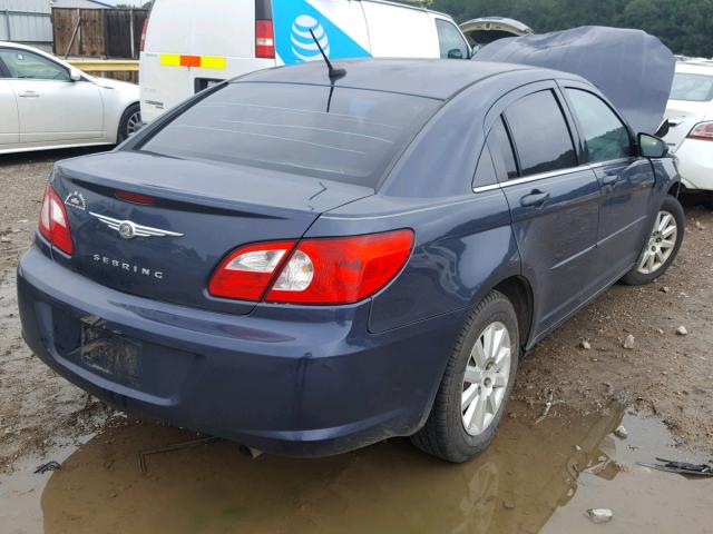 1C3LC46K18N211747 - 2008 CHRYSLER SEBRING LX BLUE photo 4