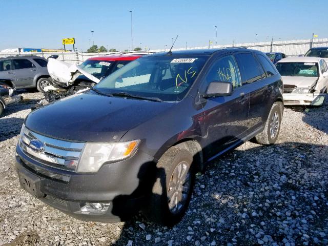 2FMDK39C97BB43124 - 2007 FORD EDGE SEL P BLACK photo 2