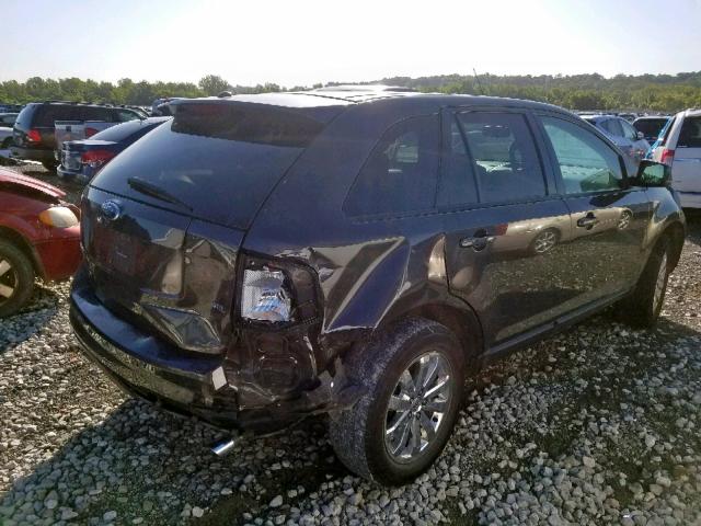 2FMDK39C97BB43124 - 2007 FORD EDGE SEL P BLACK photo 4