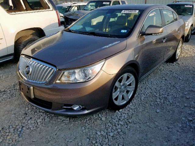 1G4GC5EG6AF248806 - 2010 BUICK LACROSSE C BROWN photo 2