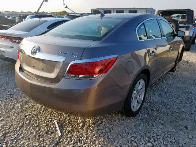 1G4GC5EG6AF248806 - 2010 BUICK LACROSSE C BROWN photo 4