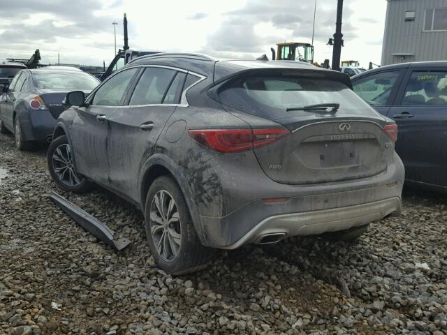 SJKCH5CR3HA017410 - 2017 INFINITI QX30 BASE BROWN photo 3