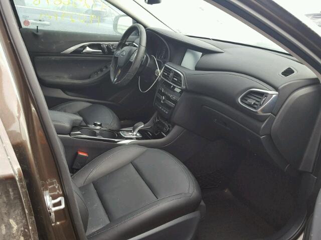 SJKCH5CR3HA017410 - 2017 INFINITI QX30 BASE BROWN photo 5