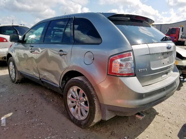 2FMDK38C08BB46996 - 2008 FORD EDGE SEL SILVER photo 3