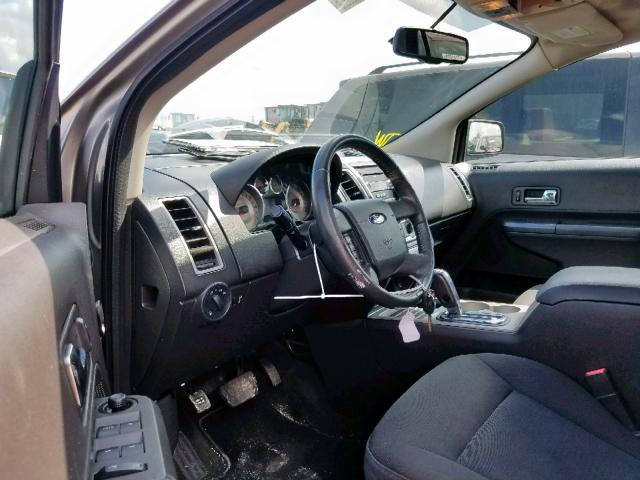 2FMDK38C08BB46996 - 2008 FORD EDGE SEL SILVER photo 9