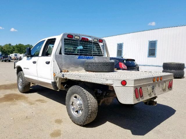 3D7KU28C14G234937 - 2004 DODGE RAM 2500 S Սպիտակ լուսանկար 3