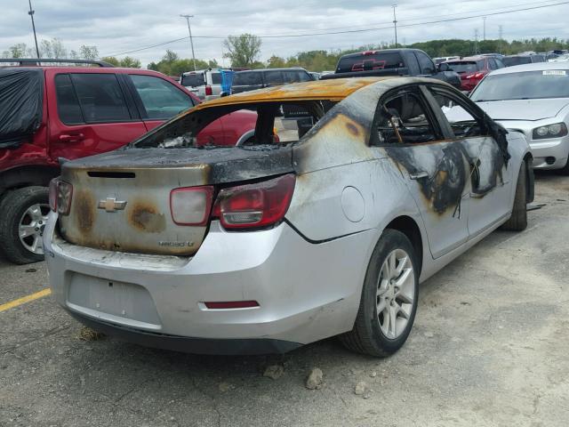 1G11C5SL5FU112173 - 2015 CHEVROLET MALIBU 1LT SILVER photo 4