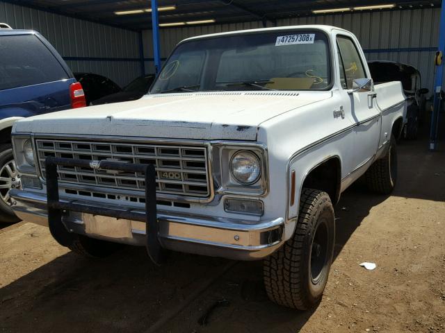 CKU146F480740 - 1976 CHEVROLET C10 WHITE photo 2