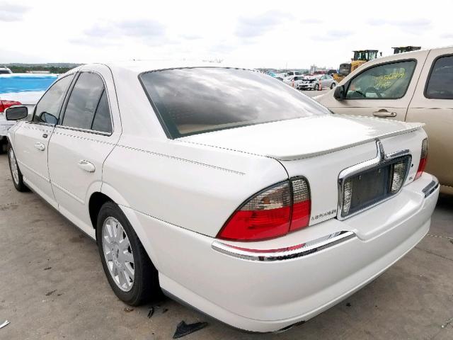 1LNHM86S24Y663944 - 2004 LINCOLN LS 白色 照片 3