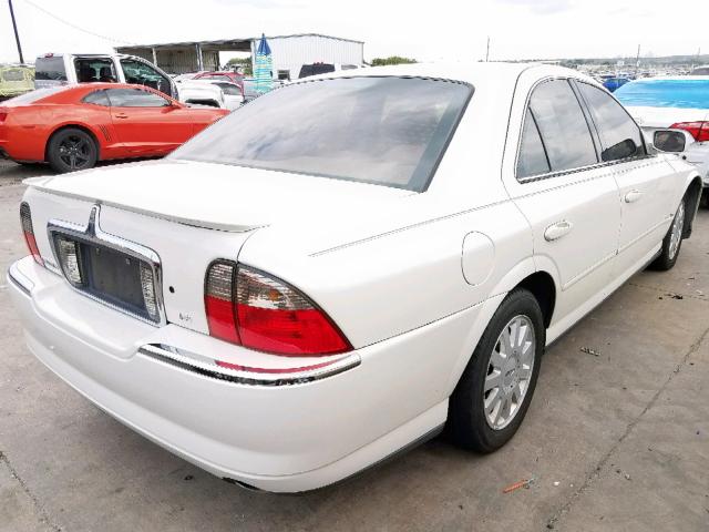1LNHM86S24Y663944 - 2004 LINCOLN LS 白色 照片 4