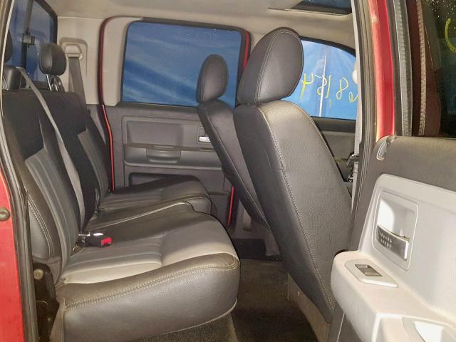 1D7HW58N88S637027 - 2008 DODGE DAKOTA QUA ORANGE photo 6