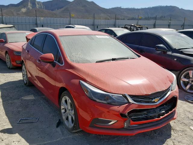 1G1BF5SM9H7248960 - 2017 CHEVROLET CRUZE PREM RED photo 1