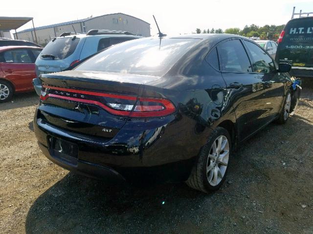 1C3CDFBAXDD342388 - 2013 DODGE DART SXT BLACK photo 4