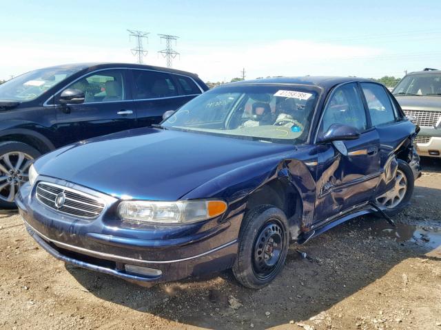 2G4WB52K0X1441699 - 1999 BUICK REGAL LS BLUE photo 2