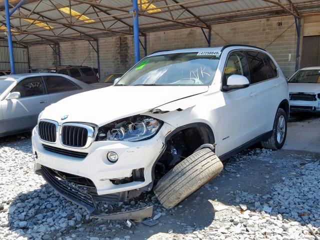 5UXKR2C53E0H33508 - 2014 BMW X5 SDRIVE3 WHITE photo 2