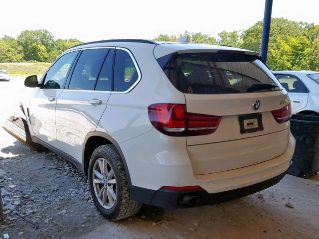 5UXKR2C53E0H33508 - 2014 BMW X5 SDRIVE3 WHITE photo 3