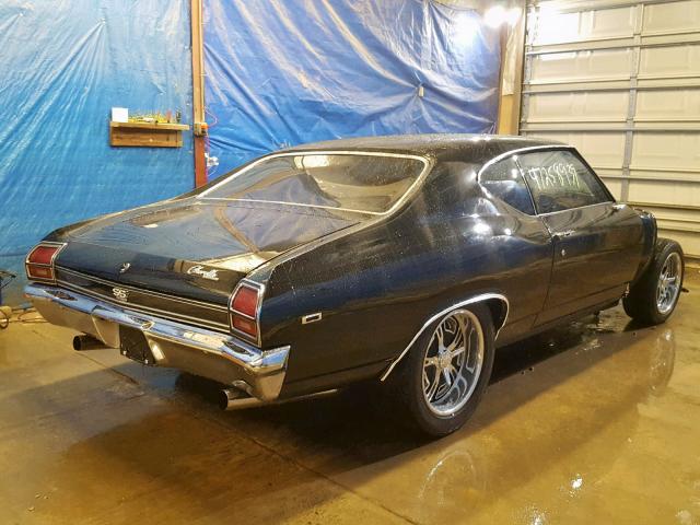 136379K356756 - 1969 CHEVROLET MALIBU RS BLACK photo 4