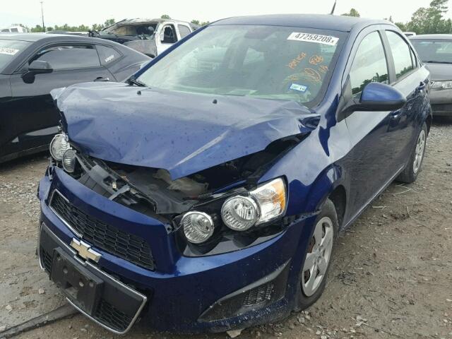 1G1JA5SH9D4232640 - 2013 CHEVROLET SONIC LS 蓝色 照片 2