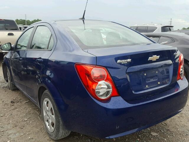 1G1JA5SH9D4232640 - 2013 CHEVROLET SONIC LS 蓝色 照片 3