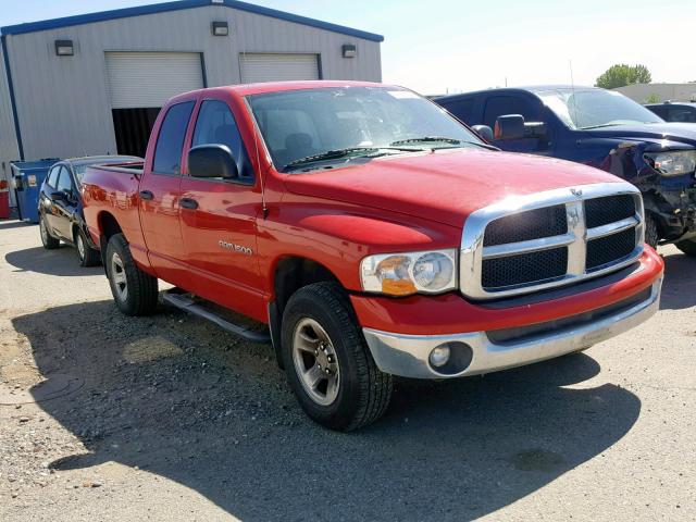 1D7HU18N85S349292 - 2005 DODGE RAM 1500 S RED photo 1