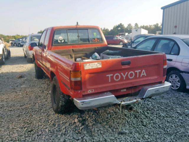 JT4VN13D5M5063289 - 1991 TOYOTA PICKUP 1/2 RED photo 3