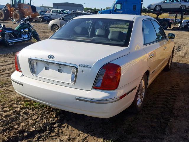 KMHFU45E25A410192 - 2005 HYUNDAI XG 350 WHITE photo 4