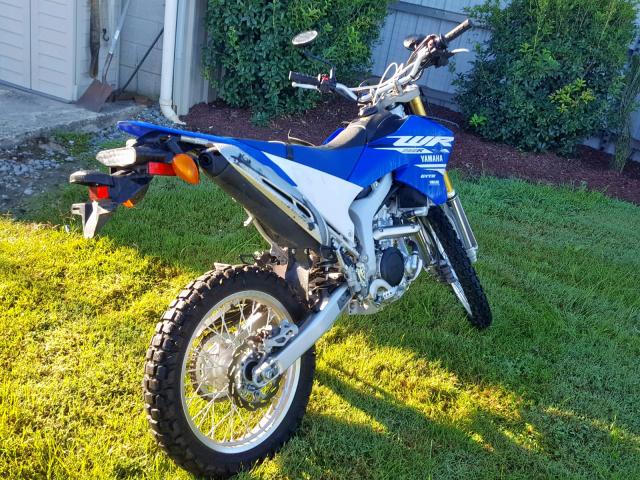 JYADG21E9JA011038 - 2018 YAMAHA WR250 R BLUE photo 4