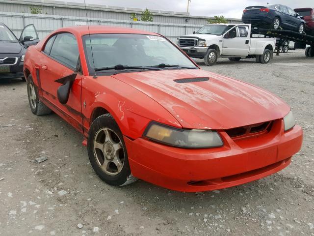 1FAFP40401F178303 - 2001 FORD MUSTANG RED photo 1