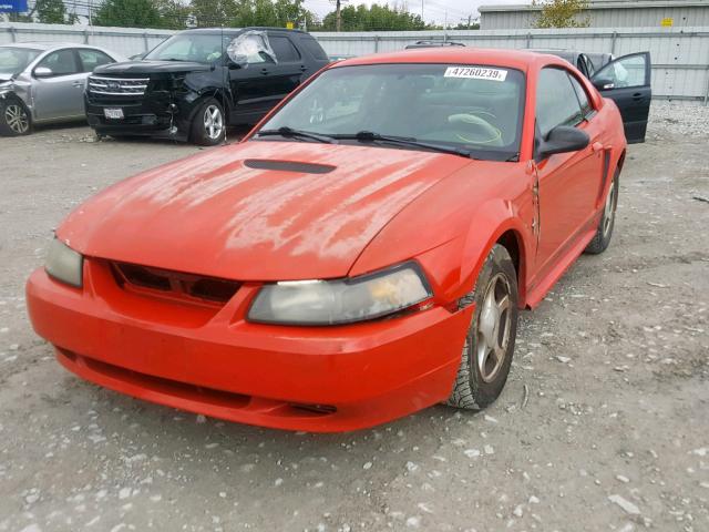 1FAFP40401F178303 - 2001 FORD MUSTANG RED photo 2