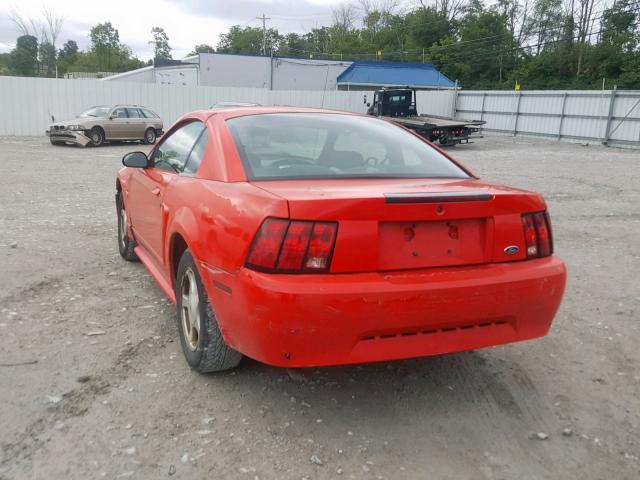 1FAFP40401F178303 - 2001 FORD MUSTANG RED photo 3