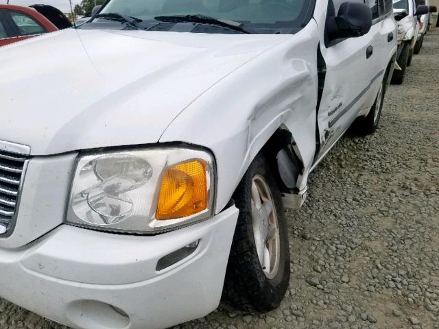 1GKDT13SX62284024 - 2006 GMC ENVOY WHITE photo 9