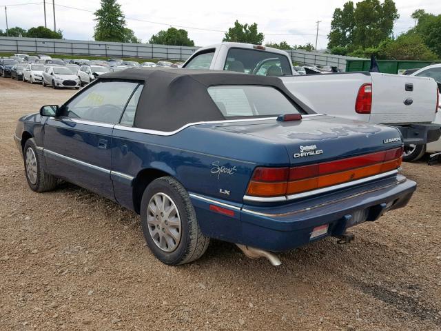 1C3EU4537SF607120 - 1995 CHRYSLER LEBARON GT GREEN photo 3