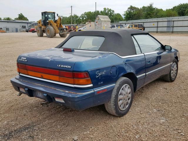 1C3EU4537SF607120 - 1995 CHRYSLER LEBARON GT GREEN photo 4