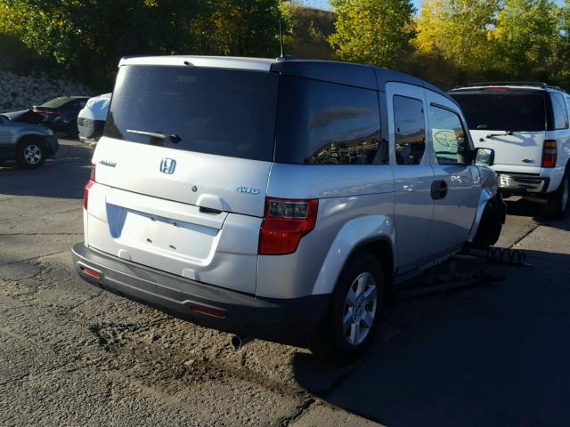 5J6YH2H79AL003403 - 2010 HONDA ELEMENT EX SILVER photo 4