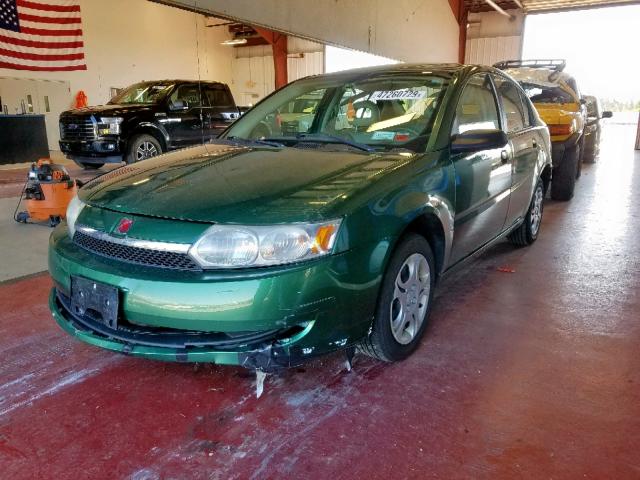 1G8AJ52F74Z147573 - 2004 SATURN ION 2 GREEN photo 2