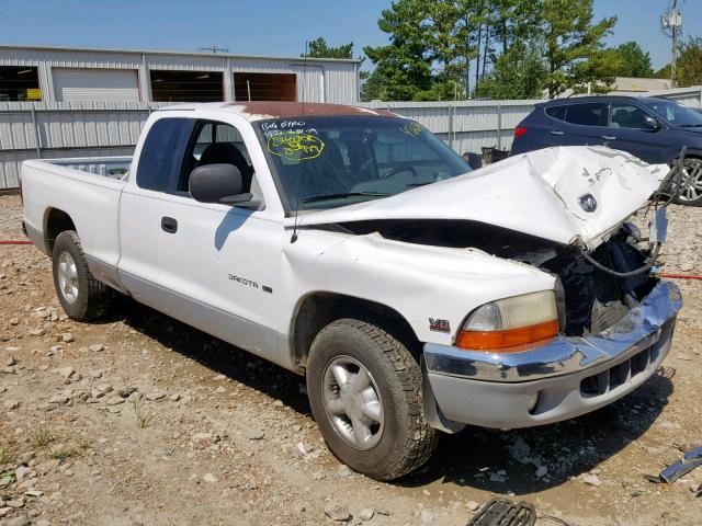 1B7GL23Y4VS173633 - 1997 DODGE DAKOTA WHITE photo 1