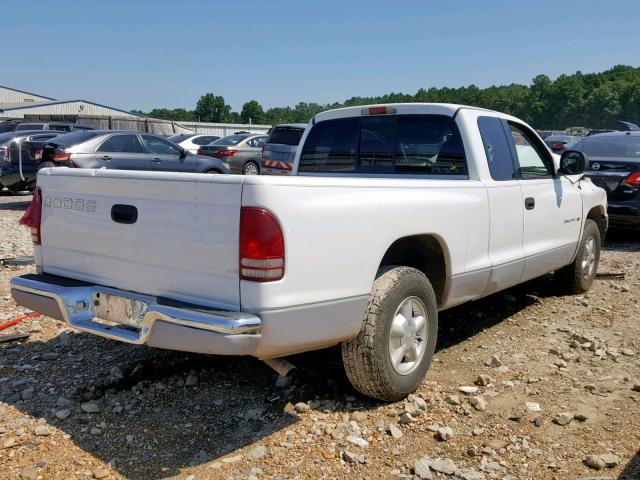 1B7GL23Y4VS173633 - 1997 DODGE DAKOTA WHITE photo 4