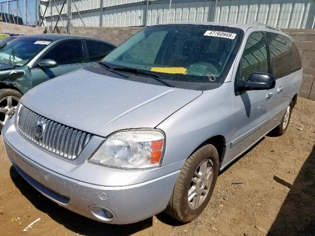 2MRDA22297BJ01049 - 2007 MERCURY MONTEREY L GRAY photo 2