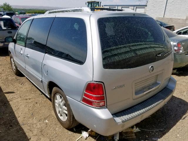 2MRDA22297BJ01049 - 2007 MERCURY MONTEREY L GRAY photo 3