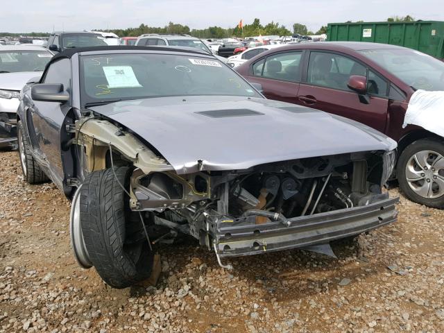 1ZVHT89S875249315 - 2007 FORD MUSTANG SH GRAY photo 1