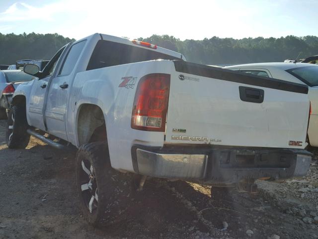 3GTP2VE38BG172137 - 2011 GMC SIERRA K15 WHITE photo 3