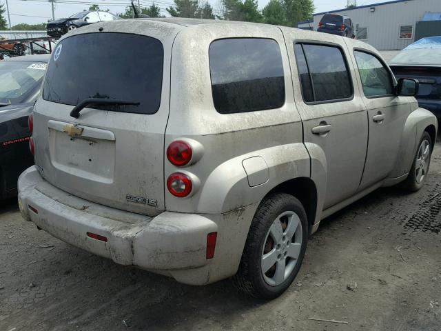 3GNCA13B29S524180 - 2009 CHEVROLET HHR LS Marrón foto 4