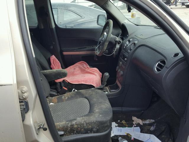 3GNCA13B29S524180 - 2009 CHEVROLET HHR LS Marrón foto 5