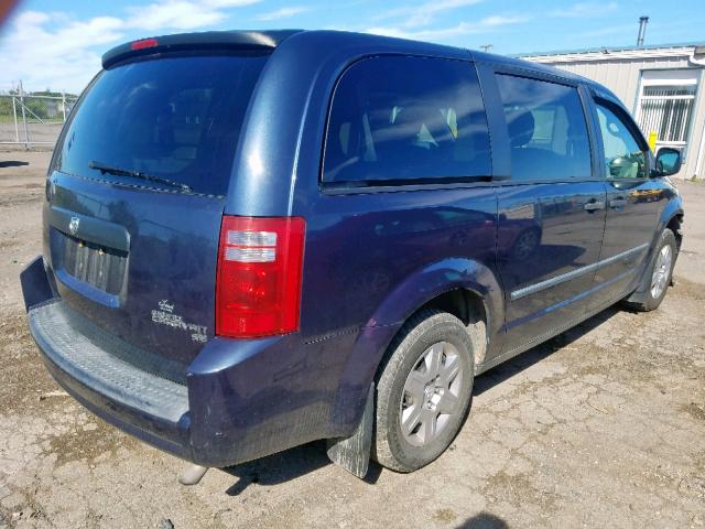 2D8HN44E99R523085 - 2009 DODGE GRAND CARA BLUE photo 4