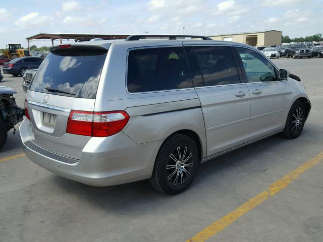 5FNRL38896B095193 - 2006 HONDA ODYSSEY TO SILVER photo 4