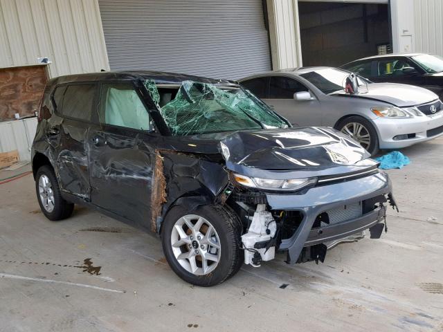 KNDJ23AU5L7020158 - 2020 KIA SOUL LX GRAY photo 1