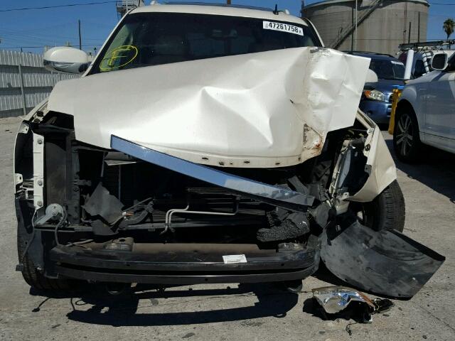 1GYFK66897R423938 - 2007 CADILLAC ESCALADE E WHITE photo 9