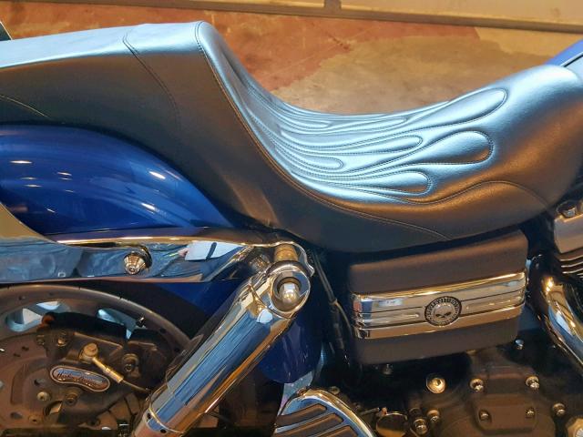 1HD1GY4149K327857 - 2009 HARLEY-DAVIDSON FXDF BLUE photo 6