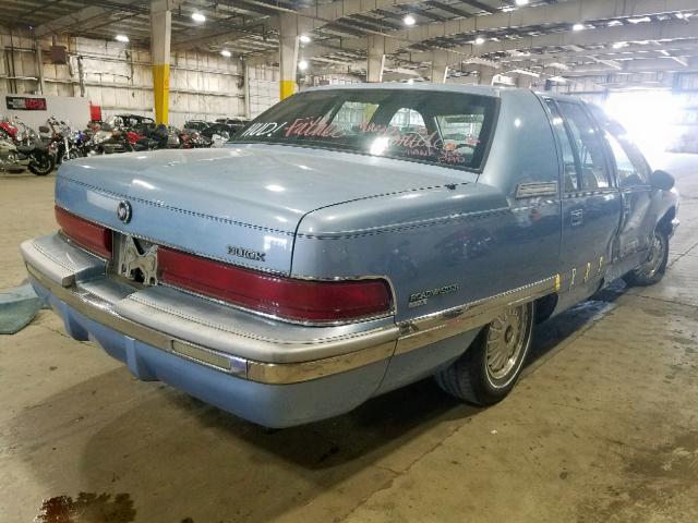 1G4BT5374PR405138 - 1993 BUICK ROADMASTER BLUE photo 4