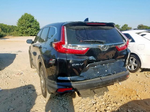 2HKRW5H31JH426818 - 2018 HONDA CR-V LX BLACK photo 3